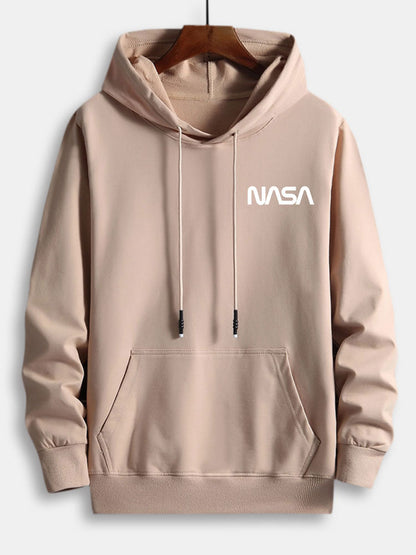 NASA Print Cotton Hoodie