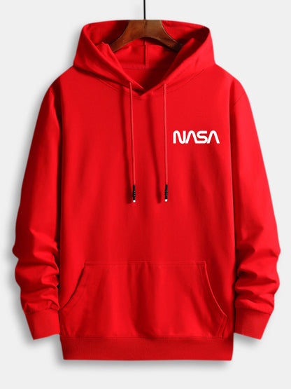 NASA Print Cotton Hoodie