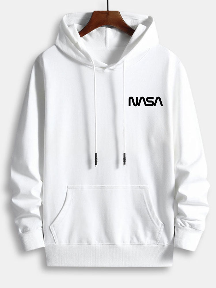 NASA Print Cotton Hoodie