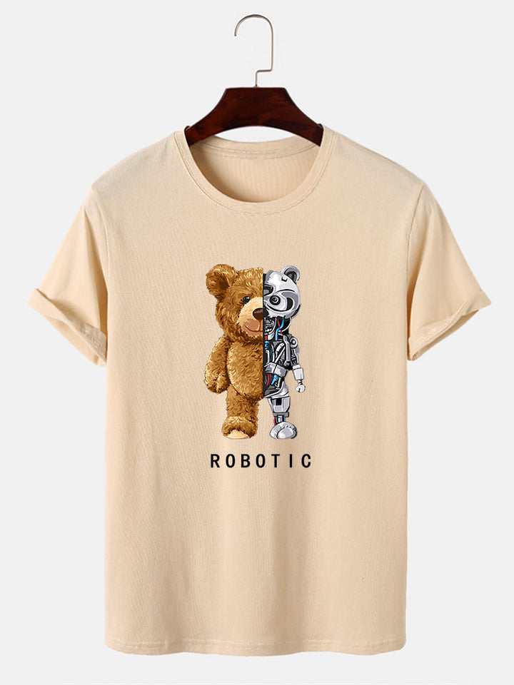 Funny Teddy Bear Robot Tshirt