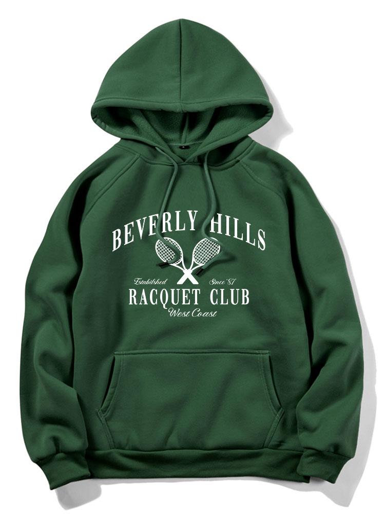 Billiver Hills Tennis Print Hoodie