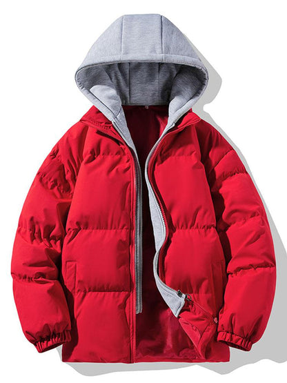 Two-piece Hood Thick Warm Fluff Parka