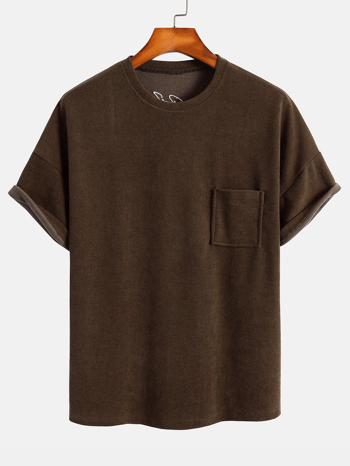 Corduroy Casual T-shirt