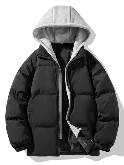 Two-piece Hood Thick Warm Fluff Parka