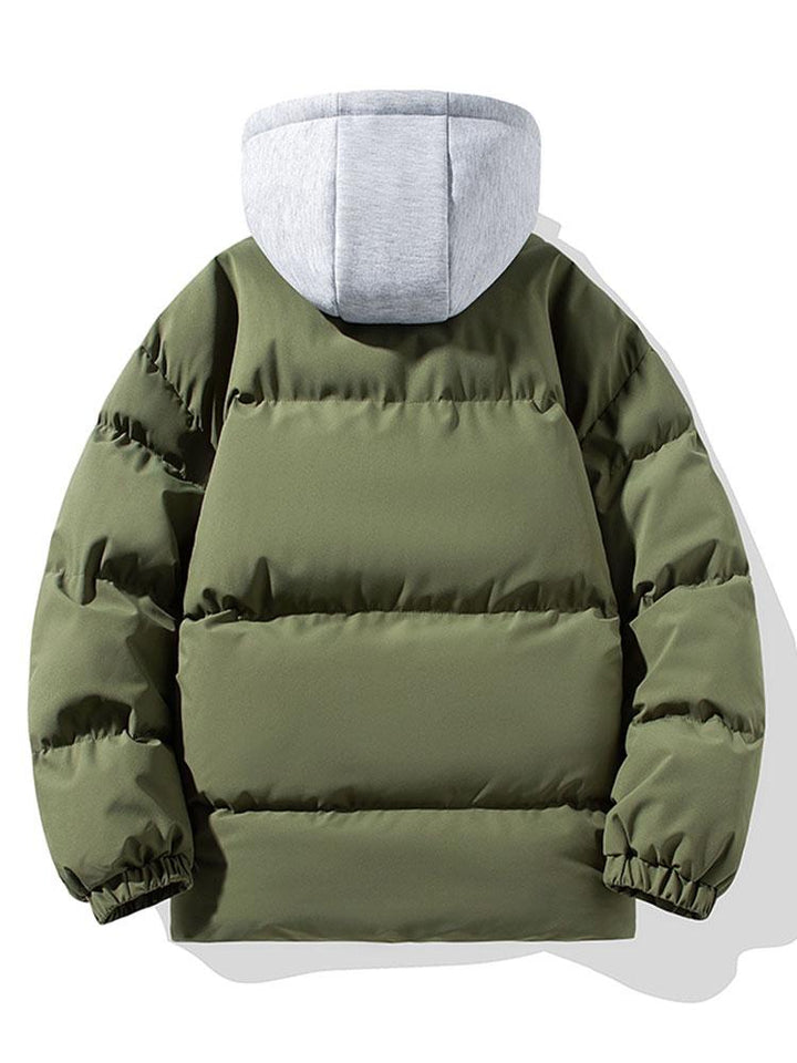 Two-piece Hood Thick Warm Fluff Parka