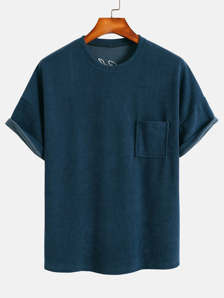 Corduroy Casual T-shirt