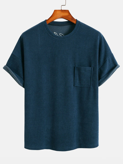 Corduroy Casual T-shirt