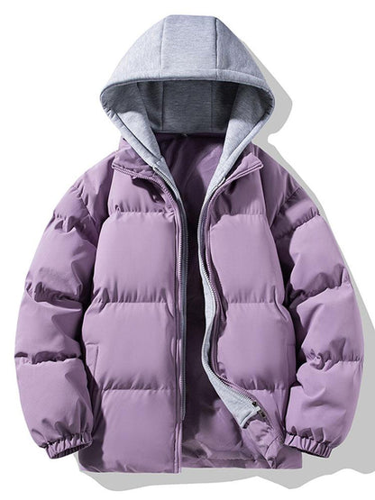 Two-piece Hood Thick Warm Fluff Parka