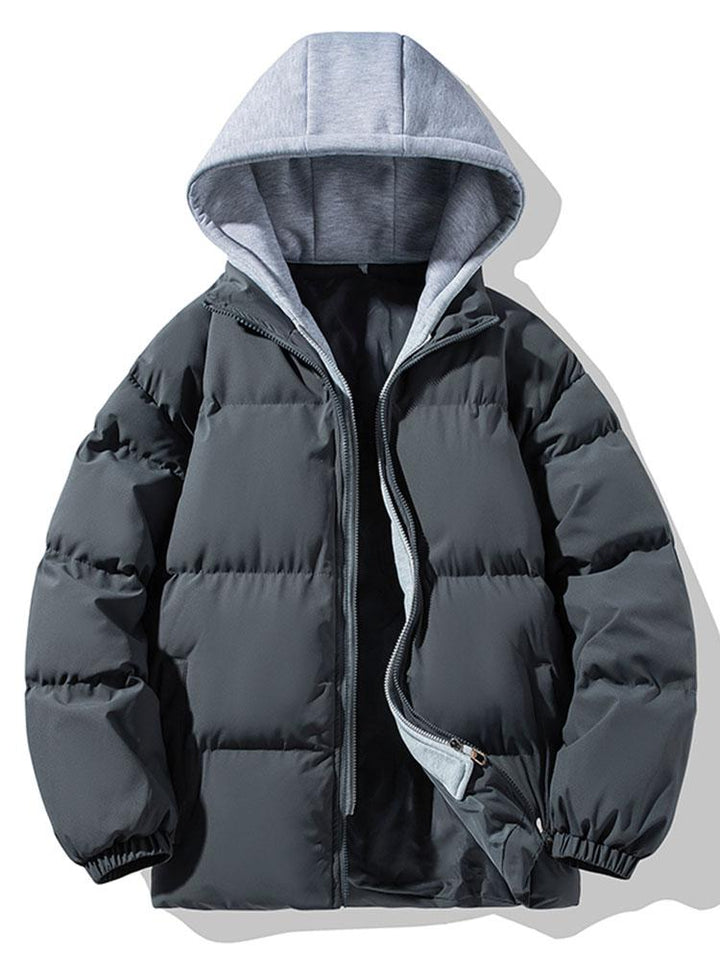 Two-piece Hood Thick Warm Fluff Parka