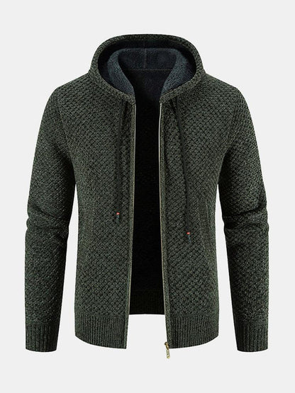 Fleece Cardigan Men's Sweater