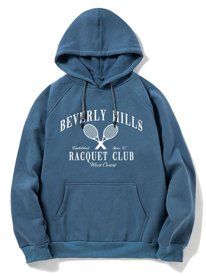 Billiver Hills Tennis Print Hoodie