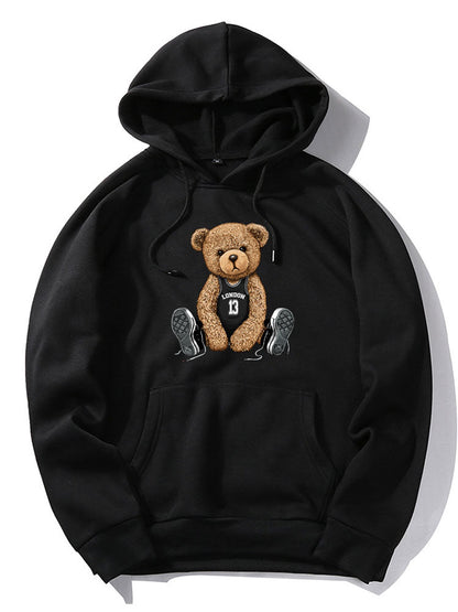 London Bear Print Hoodie