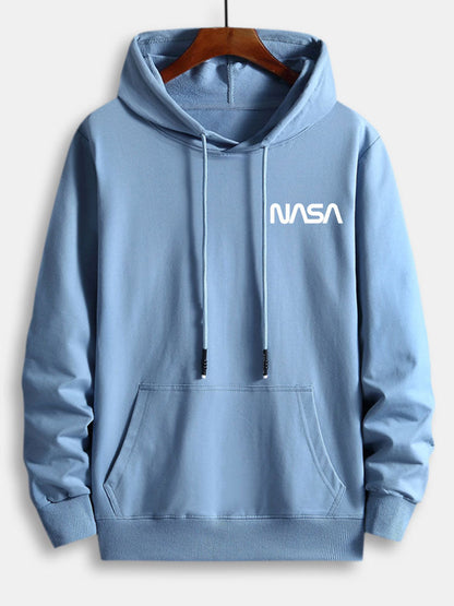 NASA Print Cotton Hoodie